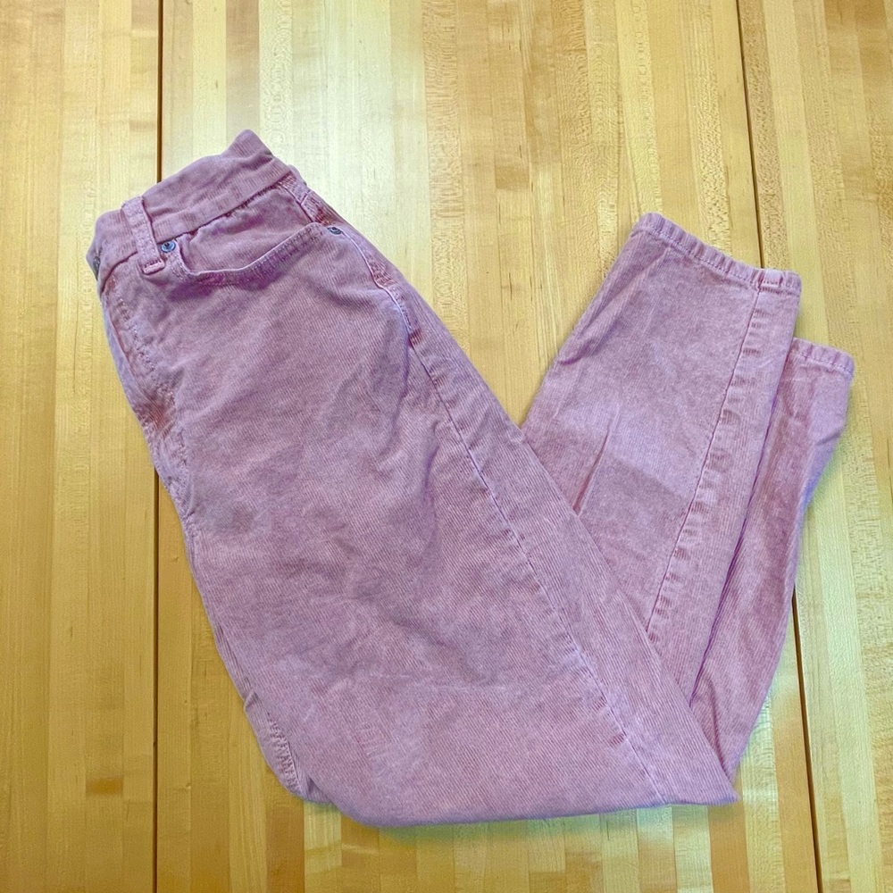 Blush Pink Corduroy Pants